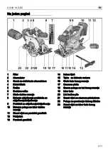 Предварительный просмотр 211 страницы Flex CS 62 18.0-EC Original Operating Instructions