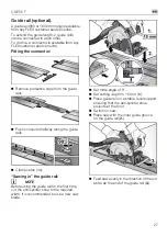 Preview for 27 page of Flex CSE 55 T Operating Instructions Manual