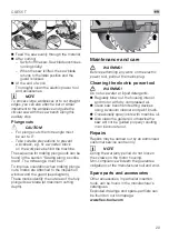 Preview for 29 page of Flex CSE 55 T Operating Instructions Manual