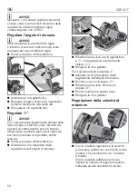 Preview for 54 page of Flex CSE 55 T Operating Instructions Manual