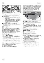 Preview for 102 page of Flex CSE 55 T Operating Instructions Manual