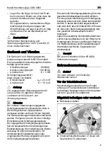 Предварительный просмотр 9 страницы Flex CSM 4060 Operating Instructions Manual