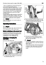 Preview for 19 page of Flex CSM 4060 Operating Instructions Manual