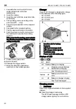 Предварительный просмотр 24 страницы Flex DD 2G 10.8-EC Operating Instructions Manual