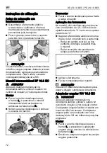 Предварительный просмотр 72 страницы Flex DD 2G 10.8-EC Operating Instructions Manual