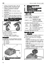 Предварительный просмотр 76 страницы Flex DD 2G 10.8-EC Operating Instructions Manual