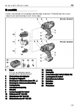 Предварительный просмотр 107 страницы Flex DD 2G 10.8-EC Operating Instructions Manual