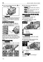 Предварительный просмотр 110 страницы Flex DD 2G 10.8-EC Operating Instructions Manual