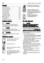 Предварительный просмотр 216 страницы Flex DD 2G 10.8-EC Operating Instructions Manual