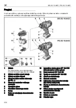 Предварительный просмотр 232 страницы Flex DD 2G 10.8-EC Operating Instructions Manual