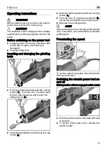 Preview for 21 page of Flex DGE 8-32 Original Operating Instructions