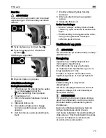 Preview for 73 page of Flex FHE 2-22 SDS-plus Original Operating Instructions