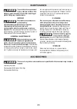 Preview for 20 page of Flex FX1151 Operator'S Manual