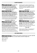 Предварительный просмотр 32 страницы Flex FX1611 Operator'S Manual