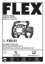 Preview for 1 page of Flex FX5131 Operator'S Manual