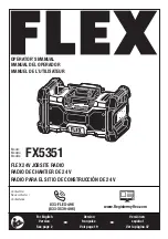 Предварительный просмотр 1 страницы Flex FX5351 Operator'S Manual