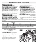 Preview for 26 page of Flex FX5351 Operator'S Manual