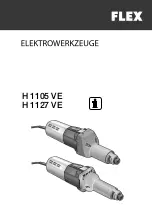 Preview for 1 page of Flex H 1105 VE Manual