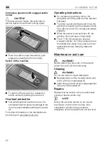 Preview for 20 page of Flex H 1105 VE Manual