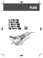 Flex L 10-11 125 Instruction Manual preview