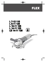 Preview for 1 page of Flex L 10-11 125 Instruction Manual