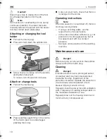 Предварительный просмотр 18 страницы Flex L 1503 VR Operating Instructions Manual