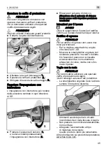 Предварительный просмотр 45 страницы Flex L 26-6 230 Operating Instructions Manual