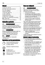 Предварительный просмотр 72 страницы Flex L 26-6 230 Operating Instructions Manual