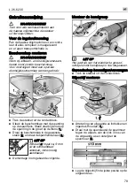 Предварительный просмотр 79 страницы Flex L 26-6 230 Operating Instructions Manual