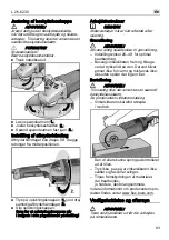 Предварительный просмотр 93 страницы Flex L 26-6 230 Operating Instructions Manual