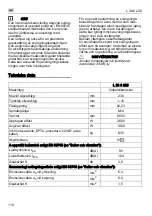 Предварительный просмотр 110 страницы Flex L 26-6 230 Operating Instructions Manual