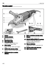 Предварительный просмотр 200 страницы Flex L 26-6 230 Operating Instructions Manual