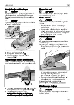 Предварительный просмотр 203 страницы Flex L 26-6 230 Operating Instructions Manual