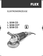 Предварительный просмотр 1 страницы Flex L 3206 CD Operating Instructions Manual