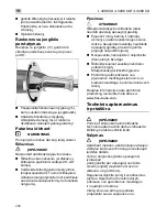 Preview for 206 page of Flex L 3206 CD Operating Instructions Manual