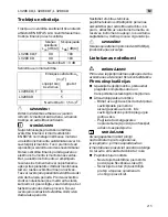 Preview for 215 page of Flex L 3206 CD Operating Instructions Manual