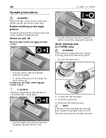 Preview for 20 page of Flex L1109FE Operating Instructions Manual