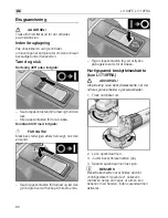 Preview for 86 page of Flex L1109FE Operating Instructions Manual