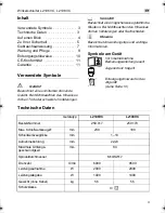 Предварительный просмотр 3 страницы Flex L2106VC Operating Instructions Manual