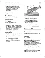 Предварительный просмотр 9 страницы Flex L2106VC Operating Instructions Manual