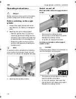 Предварительный просмотр 16 страницы Flex L2106VC Operating Instructions Manual