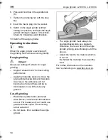 Предварительный просмотр 18 страницы Flex L2106VC Operating Instructions Manual