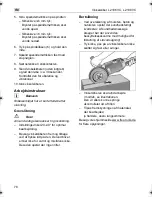 Предварительный просмотр 78 страницы Flex L2106VC Operating Instructions Manual