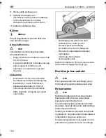 Предварительный просмотр 162 страницы Flex L2106VC Operating Instructions Manual