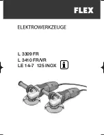 Предварительный просмотр 1 страницы Flex L3309FR Operation Instructions Manual