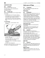 Предварительный просмотр 12 страницы Flex L3309FR Operation Instructions Manual