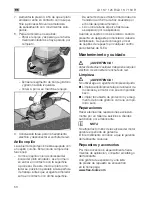 Preview for 56 page of Flex LD 18-7 125 R Operating Instructions Manual