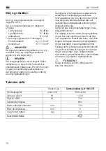 Preview for 76 page of Flex LLK 1503 VR Operating Instructions Manual