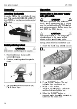 Preview for 10 page of Flex LW 1503 Instruction Manual