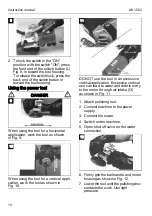 Preview for 12 page of Flex LW 1503 Instruction Manual